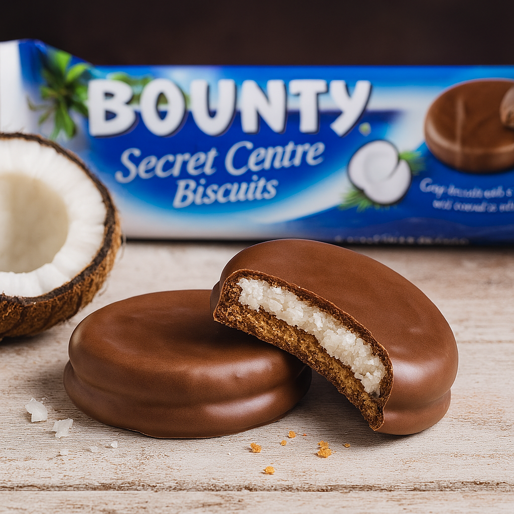 Bounty Secret Centre Biscuits Kekse gefüllt mit Kokos 132g