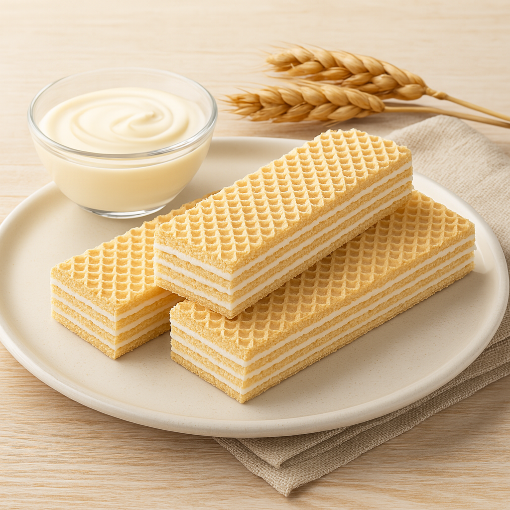 Feiny Biscuits Gefüllte Waffeln mit Vanillecreme 250g