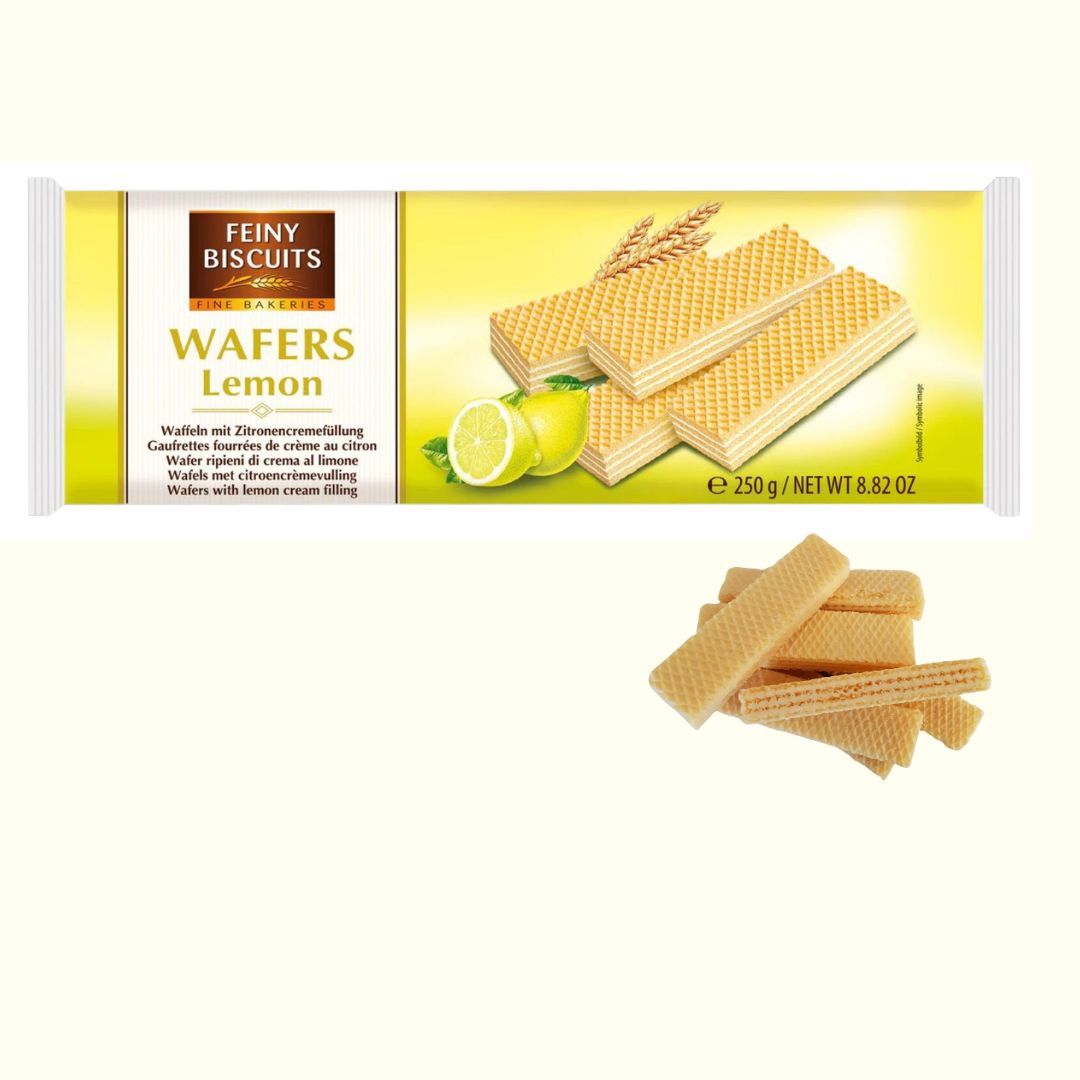 Feiny Biscuits Waffeln mit Zitronencremefüllung 250g - TopCandy