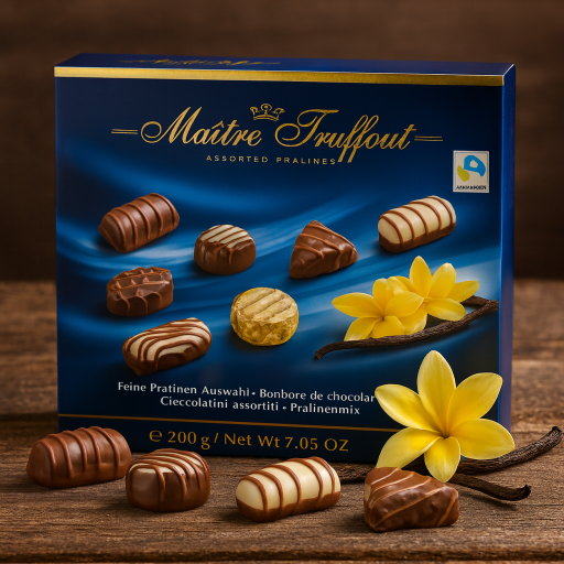Mâitre Truffout Feine Pralinen - Auswahl 200g