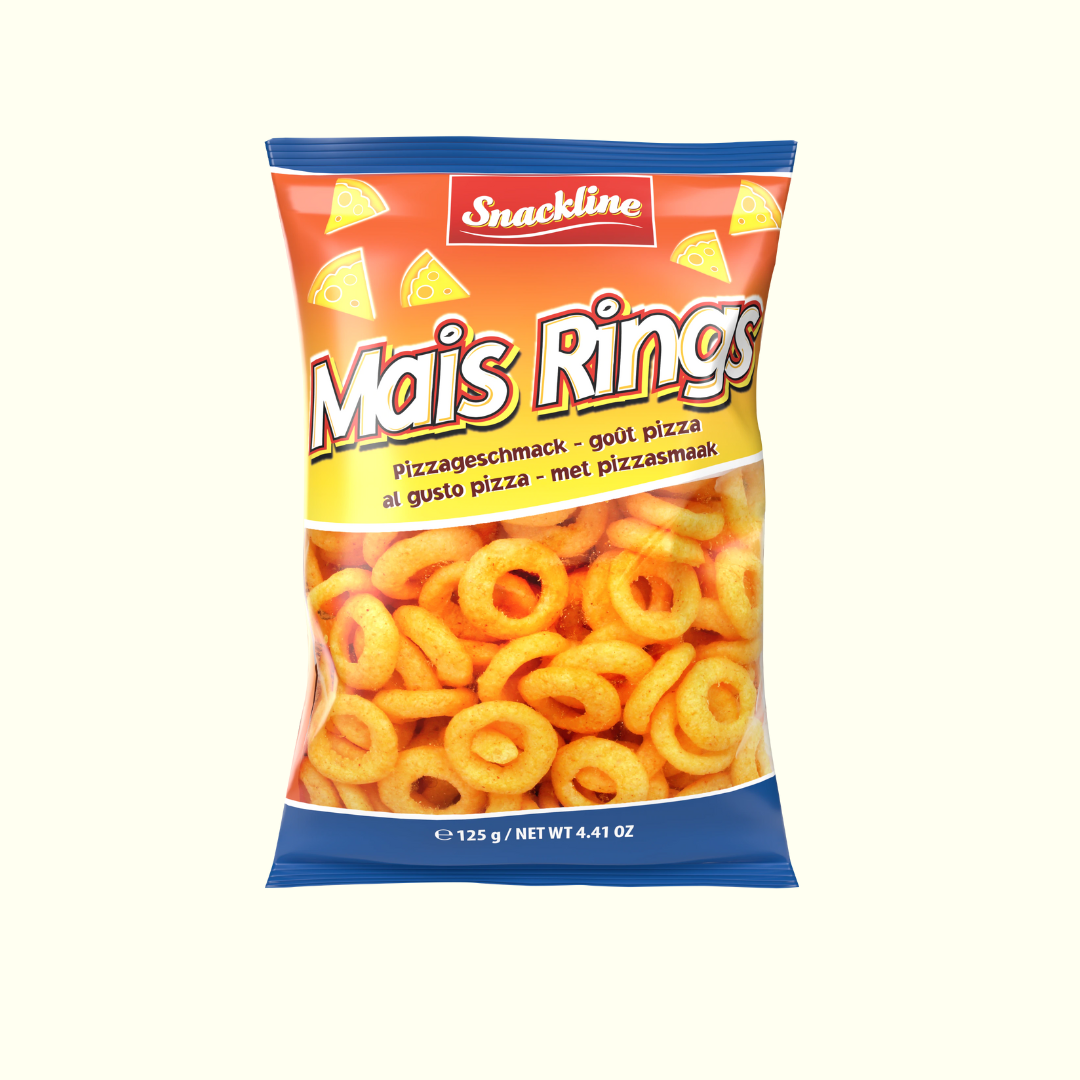 Snackline Mais Ringe Pizzageschmack 125g