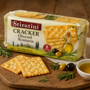 Stiratini Cracker Mit Olivenöl Und Rosmarin 250g
