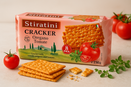 Stiratini Cracker Mit Oregano Und Tomate 250g