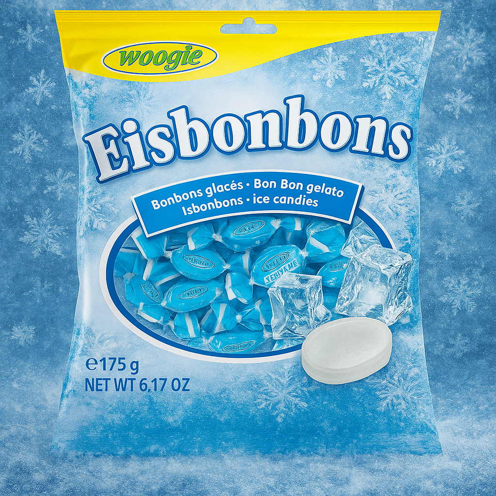Woogie Eisbonbons Erfrischungs- Hartkaramellen 175g
