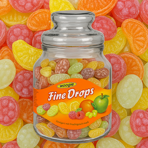 Woogie Bonbons Früchtemixgeschmack im Glas 300g