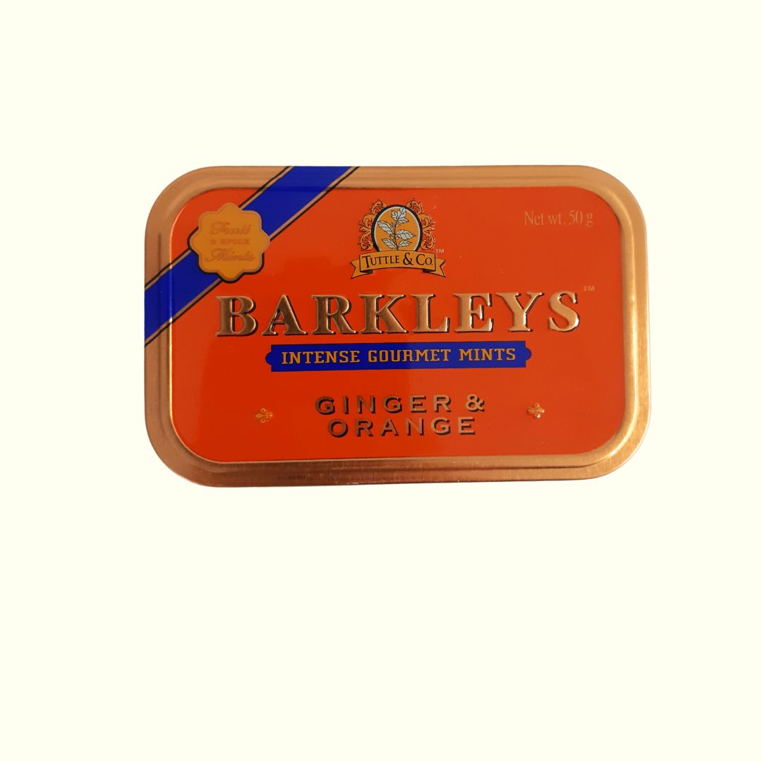 Barkleys Ginger & Orange 50g Bonbons mit Ingwer und Orangengeschmack