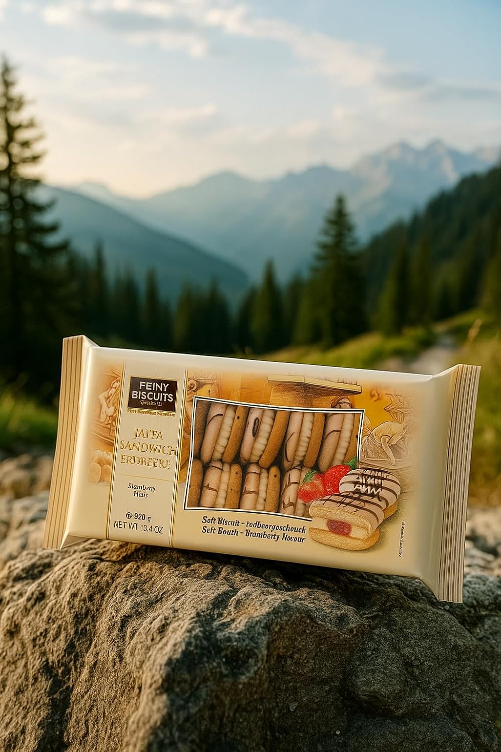 Feiny Biscuits Jaffa Sandwich Erdbeere 380g