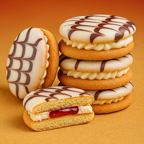 Feiny Biscuits Jaffa Sandwich Heidelbeer 380g