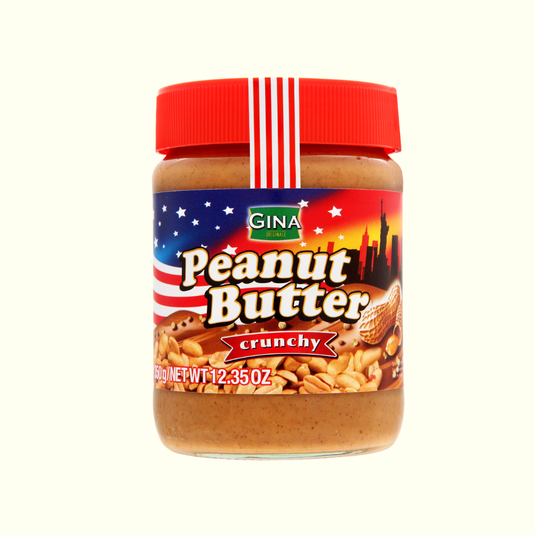 Gina Peanut Butter 350g Erdnussbutter Crunchy