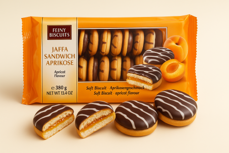 Feiny Biscuits Jaffa Sandwich Aprikose 380g