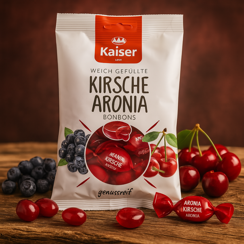 Kaiser Weich Gefüllte Kirsche Aronia Bonbons - 90g