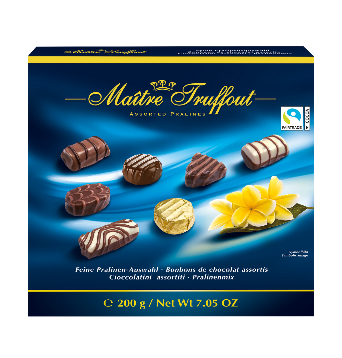 Mâitre Truffout Feine Pralinen - Auswahl 200g