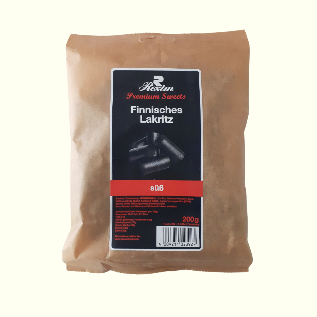 Rexim Premium Sweets Finnisches Lakritz Süss 200g