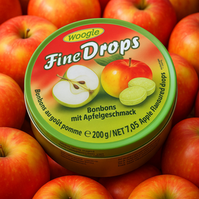 Woogie Fine Drops Bonbons mit Apfelgeschmack 200g