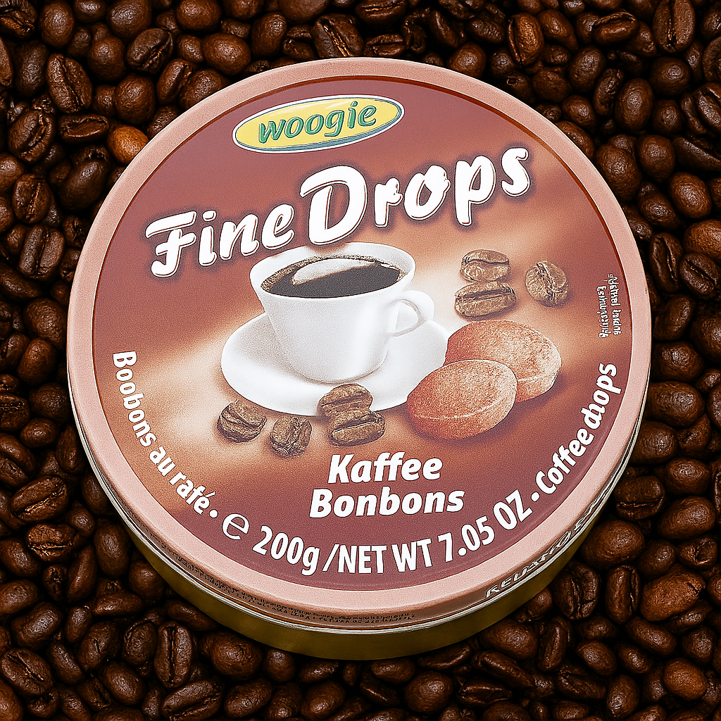 Woogie Fine Drops Bonbons mit Kaffeegeschmack 200g