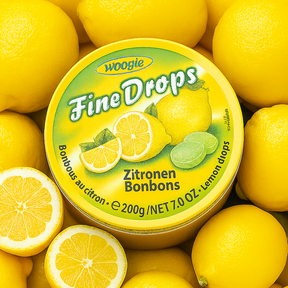 Woogie Fine Drops Bonbons mit Zitronengeschmack 200g