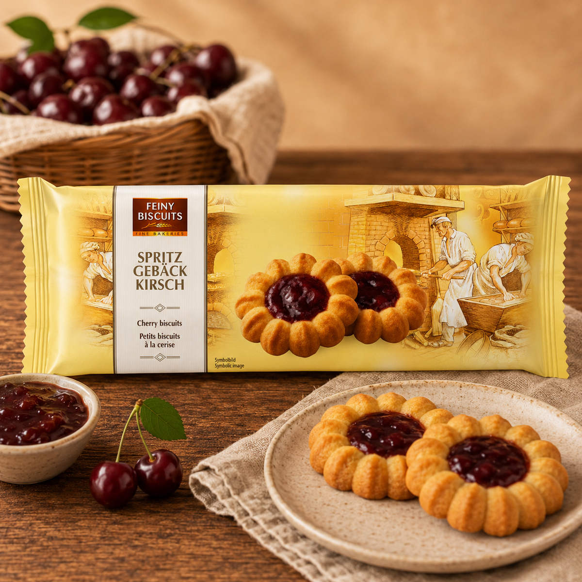 Feiny Biscuits Spritzgebäck Kirsch 235g