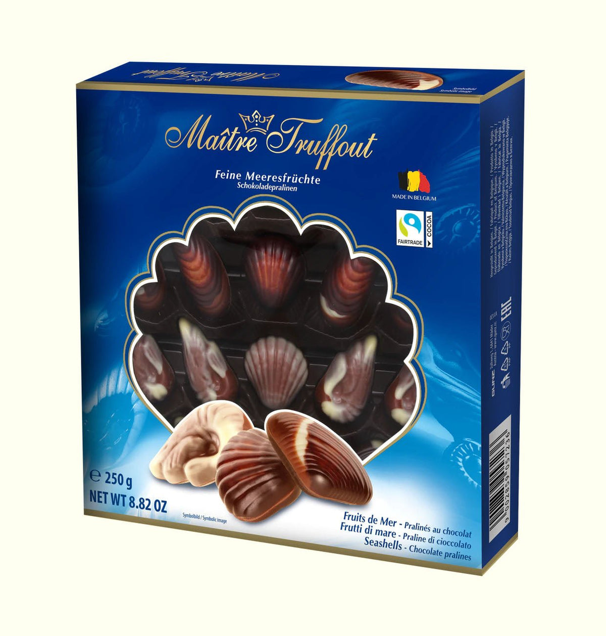 Maître Truffout Feine Meeresfrüchte Schokoladenpralinen 250g - TopCandy