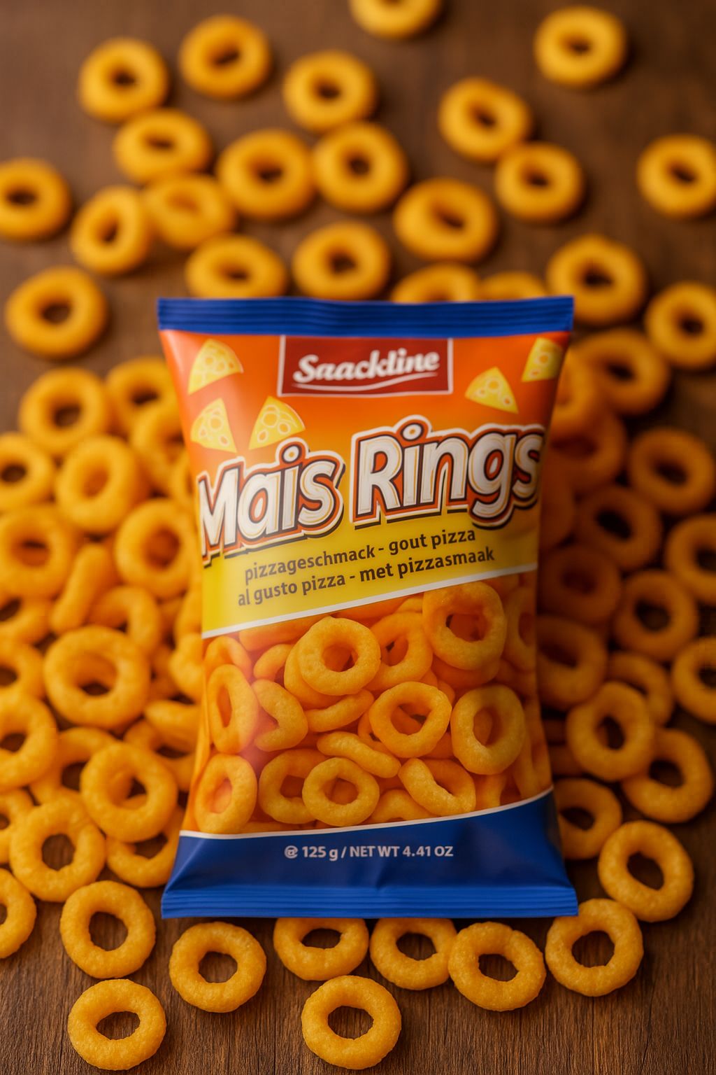 Snackline Mais Ringe Pizzageschmack 125g