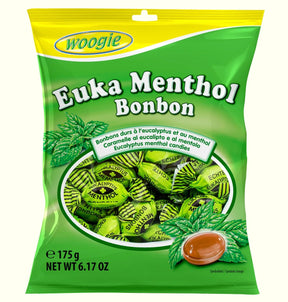 Woogie Euka Menthol Bonbon 175g - TopCandy