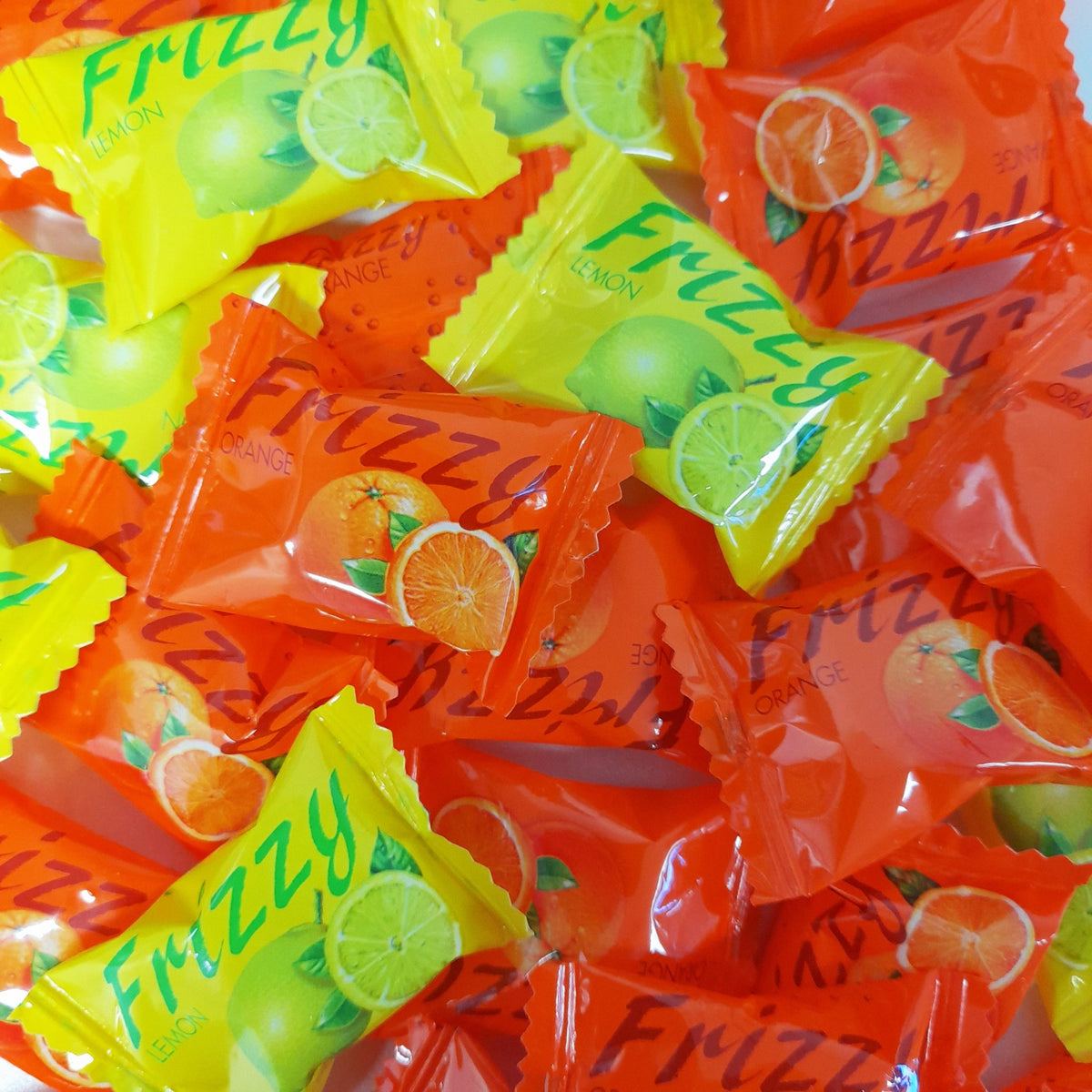 Woogie Frizzy Orange & Lemon Brausefüllung 170g - TopCandy